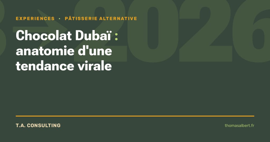Chocolat Dubaï : anatomie d’une tendance virale, et ce qu’elle révèle du métier